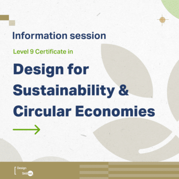Design for Sustainability and Circular Economies Cert info sessions